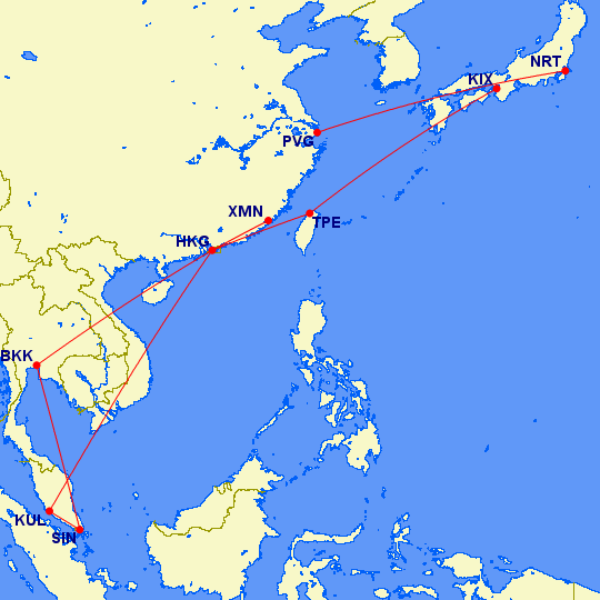 [换票教学]-asia miles亚洲万里通 60k miles玩遍新马